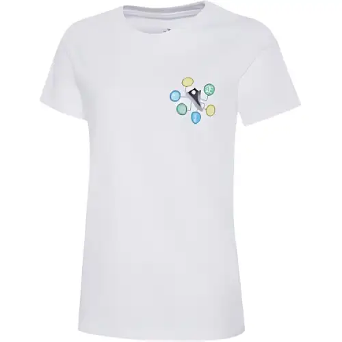 Converse Drop Shoulder Sleeve T Shirt Women's White