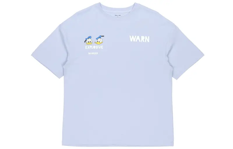 Li Ning x Disney Drop Shoulder Sleeve T Shirt Women's Blue