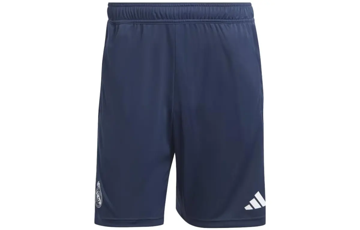 Adidas Real Madrid Soccer Bottoms Men's Ink Blue Moderate Straight Fit Pants