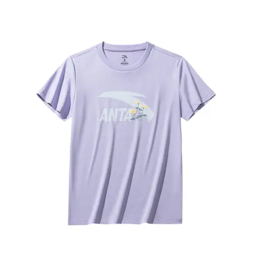 Anta Life Collection T Shirt Women's Fresh Purple