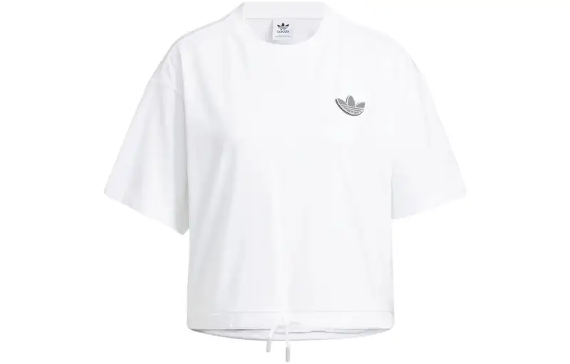 Adidas Originals ADICOLOR T Shirts Women's White Crew Neck Moderate