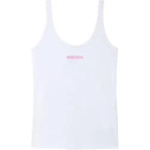 Vans Tank Tops Women's White U Neck Other