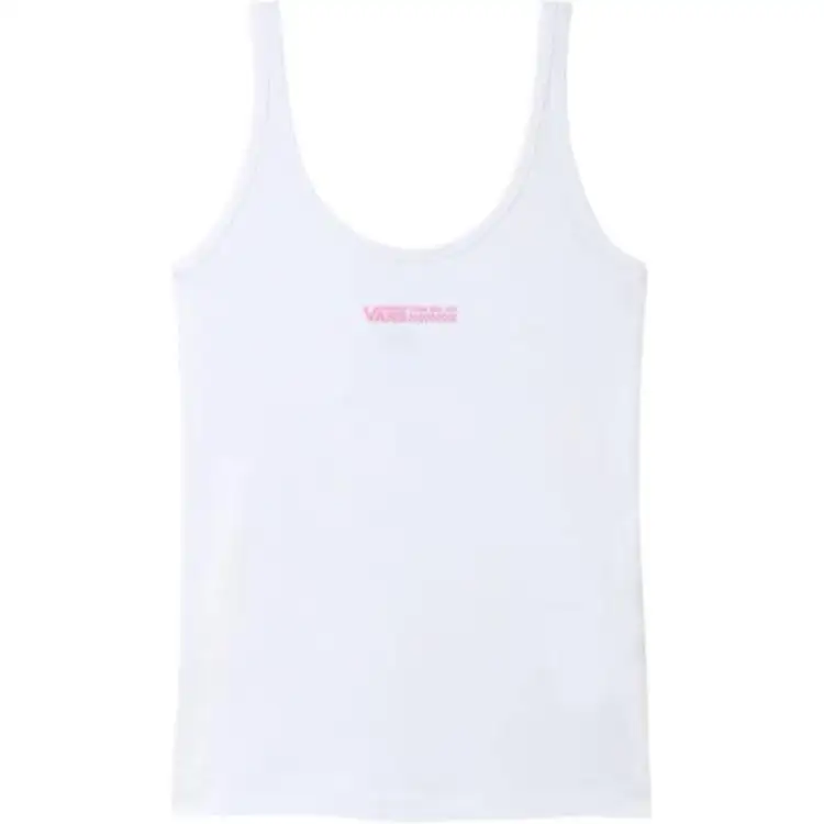 Vans Tank Tops Women's White U Neck Other