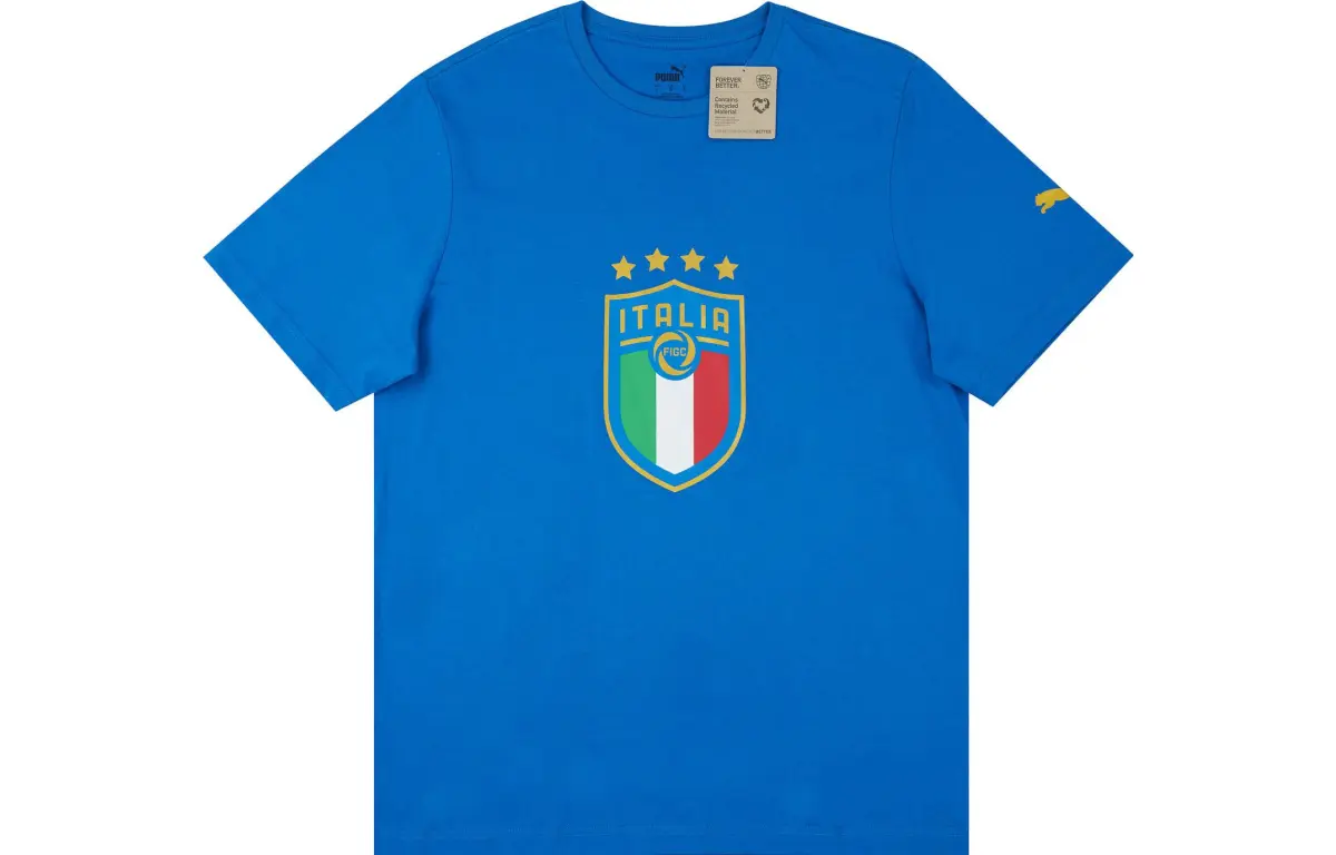 PUMA Italy National Team Soccer Jersey Fan Edition Men's Blue