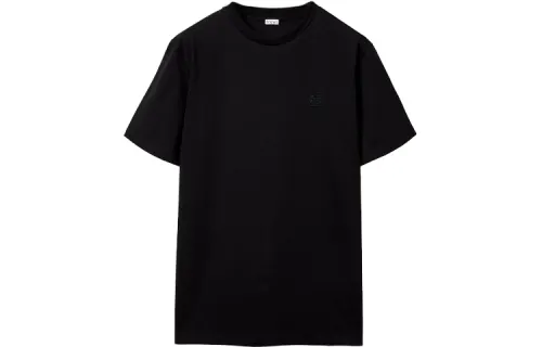 LOEWE T Shirts Women's Black Crew Neck Moderate Straight Fit