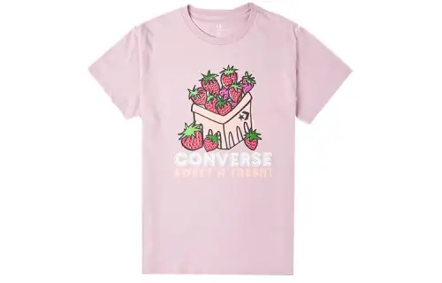Converse T Shirt Women's Pink Purple