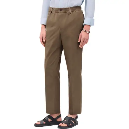HERMES SS25 Casual Pants Men's Brown