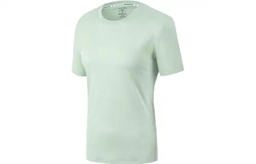 Skechers T Shirts Women's Harbor Gray Crew Neck Moderate Straight Fit