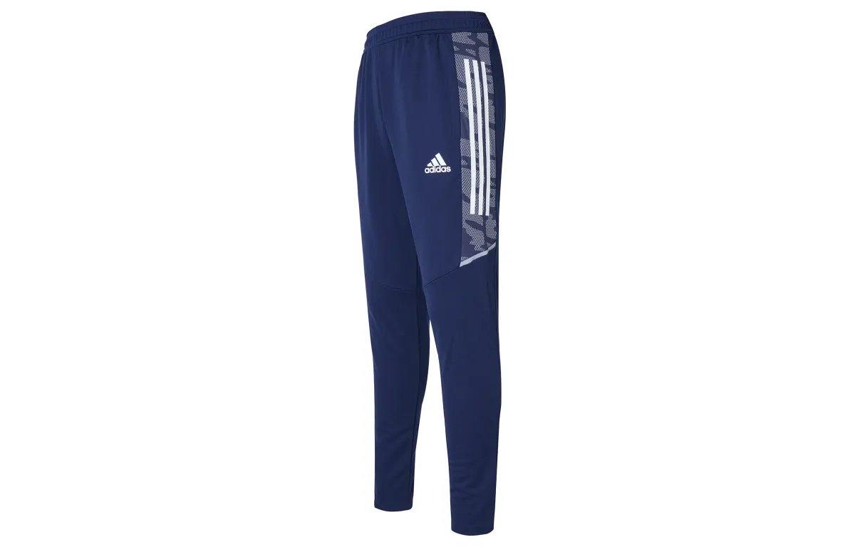 Adidas Knitted Sweatpants Men's Blue