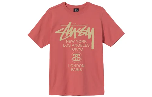 Stussy World Tour Camo Tee 'Black'