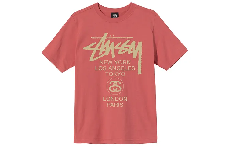 Stussy World Tour Camo Tee 'Black'