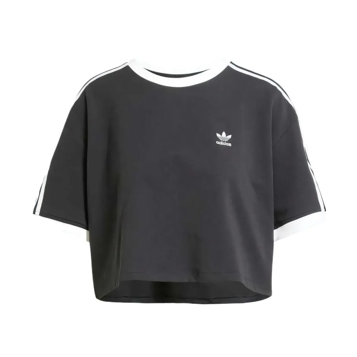 Adidas Originals Adicolor 3 Stripes Loose Crop Tee