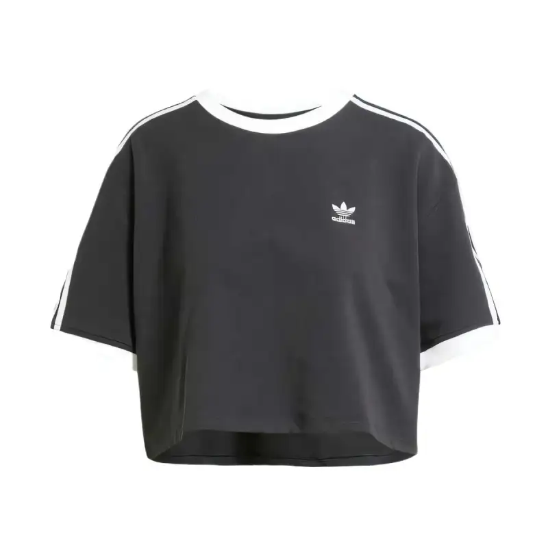 Adidas Originals Adicolor 3 Stripes Loose Crop Tee