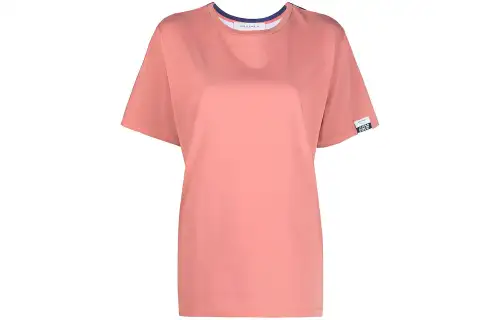 Golden Goose Drop Shoulder Sleeve T Shirt Women's Pink