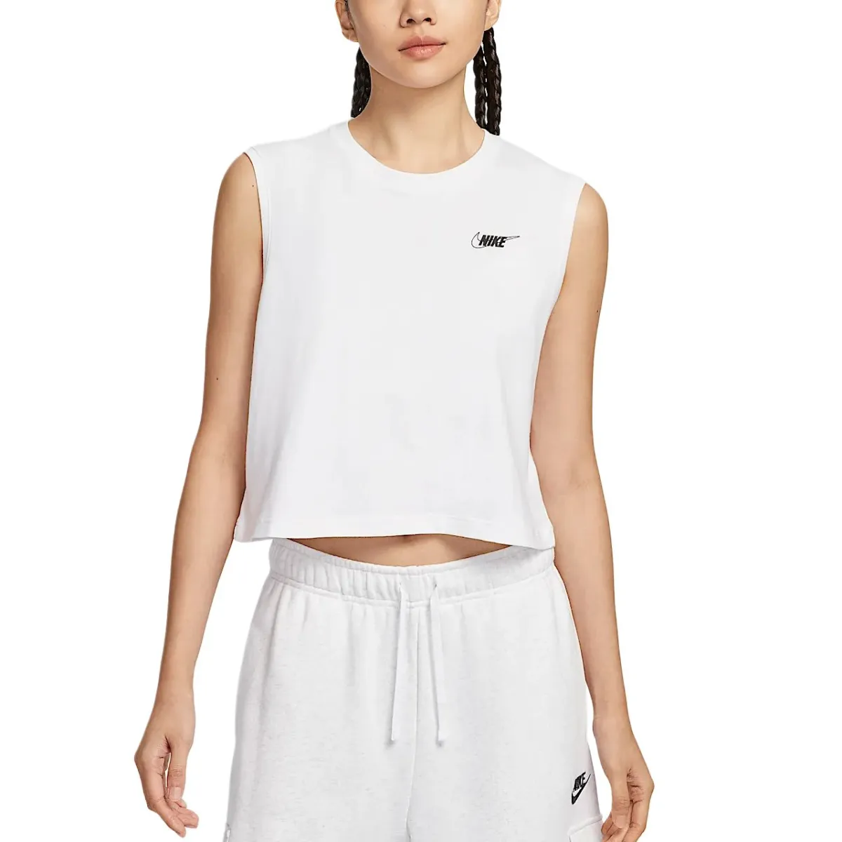 Nike Sportswear Club SS25 T Shirt Women's White
