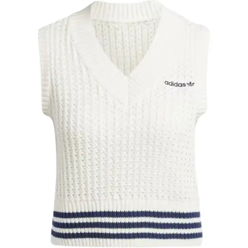 Adidas Originals knitted V-neck sleeveless top