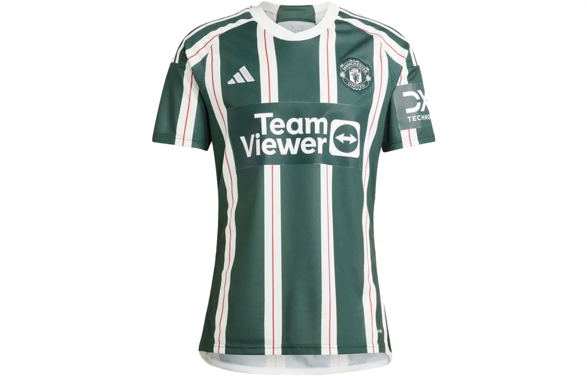 Adidas Manchester United Soccer Jersey Men's Night Sky Green