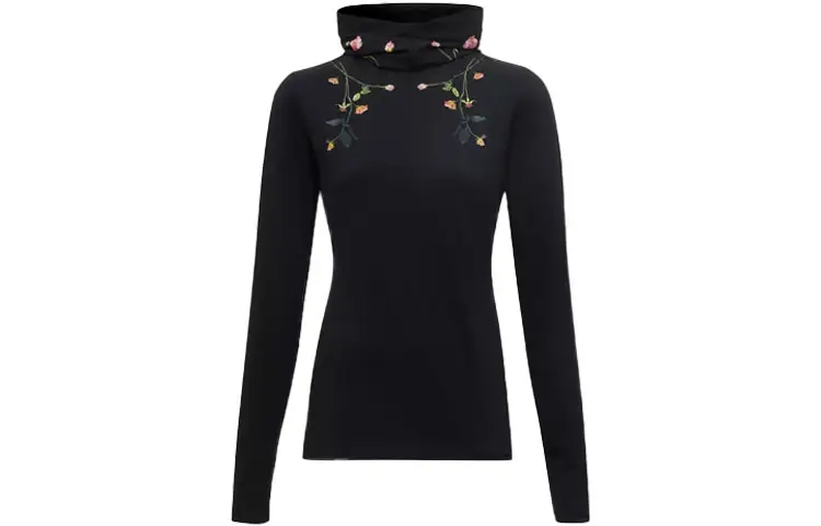 Burberry T Shirts Women's Black Turtleneck Moderate Other