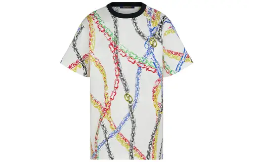 LOUIS VUITTON Drop Shoulder Sleeve T Shirt Women's White