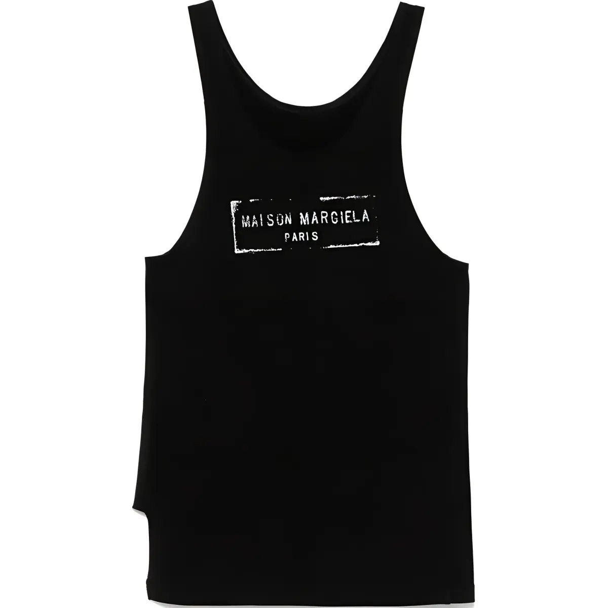 Maison Margiela Logo Printed Tank Top