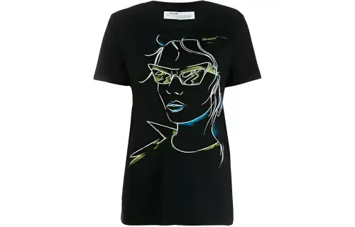 OFF WHITE SS20 T Shirt Women's Black