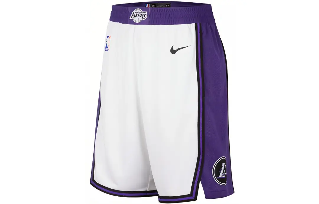 Nike Dri Fit NBA Jersey Sports Shorts Men's White Moderate