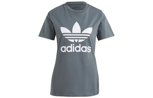 Adidas Originals Set in Sleeve T Shirt Women's Navy Blue