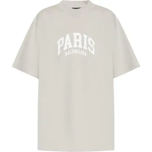 Balenciaga Paris Logo Printed Oversized T-Shirt