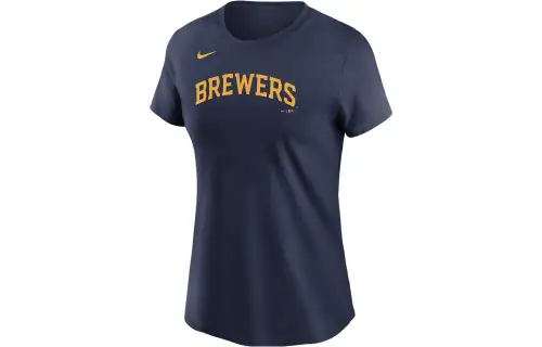 Nike Christian Yelich Milwaukee Brewers Fuse Women's Nike Mlb T Shirt