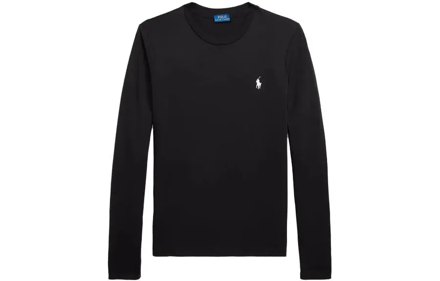 Polo Ralph Lauren Logo Embroidered Crewneck T Shirt