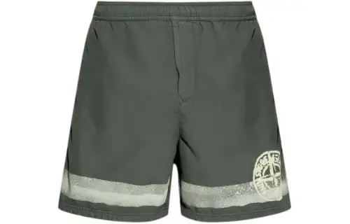 STONE ISLAND Casual Shorts Men's Green