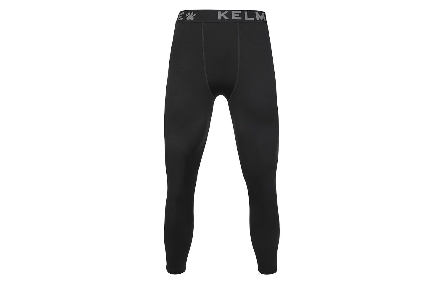 KELME Soccer Ball Training Fitness Fleece Lined Tight Pants Base Layer Sports Pants Unisex Black