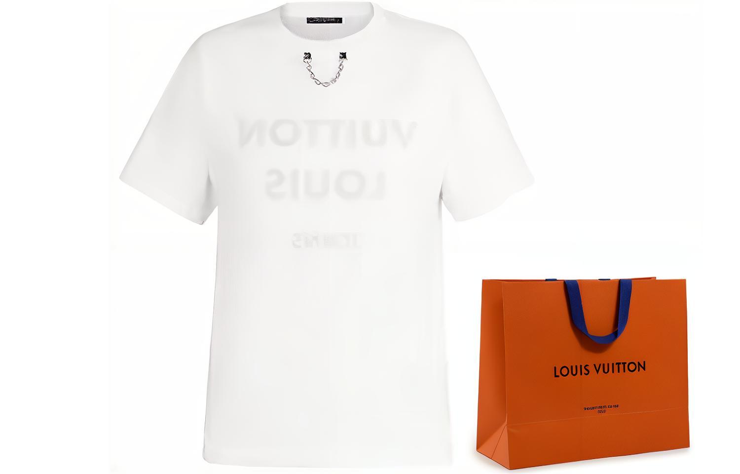 Женская футболка Louis Vuitton LOUIS VUITTON T (белая) — фото 7