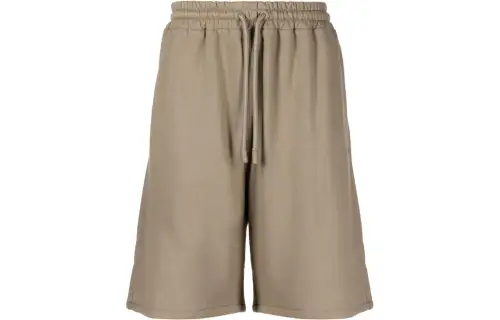 OFF WHITE Drawstring Elasticated Waist Shorts