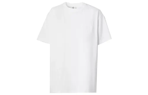 Burberry T Shirts Women's White Crew Neck Moderate