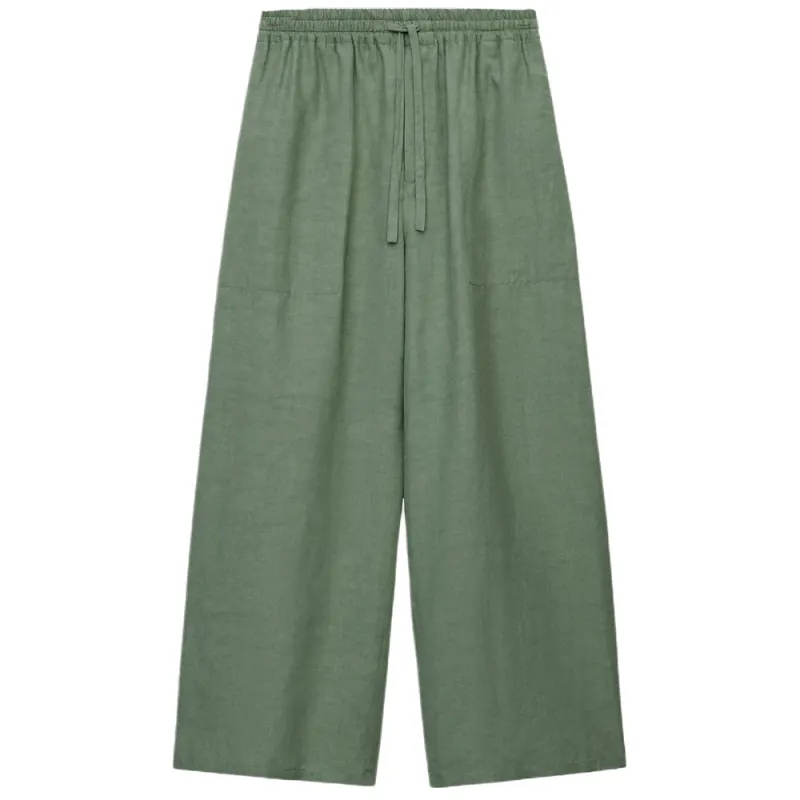 LOEWE Paula's Ibiza SS25 Casual Pants Men's Green