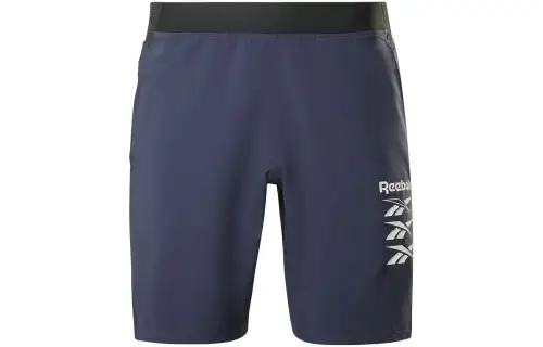 Reebok Epic Lightweight Graphic Sports Shorts Men's Marine Blue