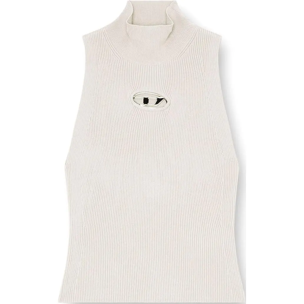 DIESEL M Onervax Ribbed Knit Turtleneck Top