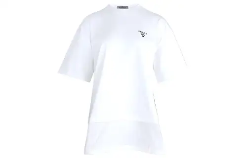 PRADA T Shirts Women's White Crew Neck Moderate
