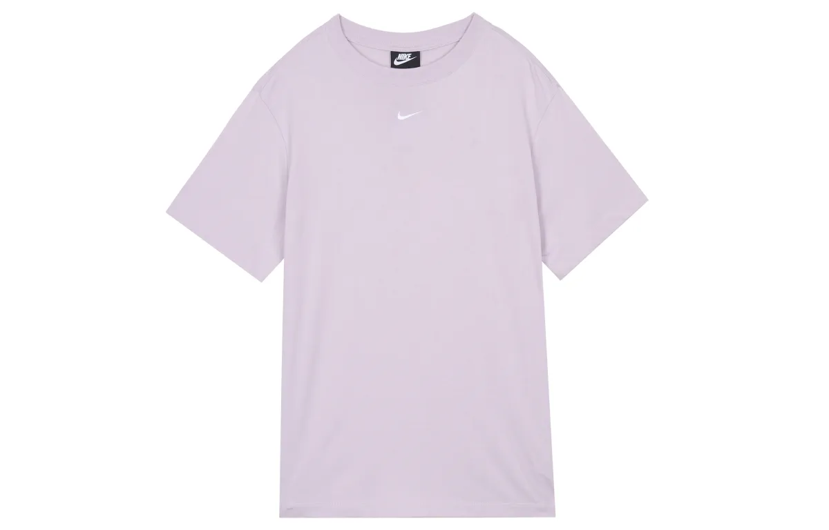 Nike Sportswear Essentials Drop Shoulder Sleeve T Shirt Women's Light Purple