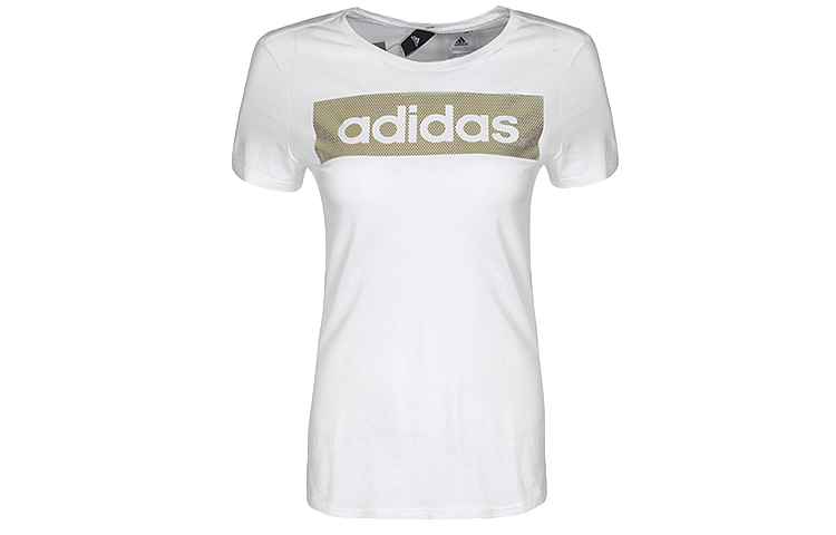 Женская футболка adidas Linear Foil Tee (белая)