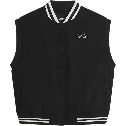 Vans Tank Tops Women's Black Baseball Collar Moderate Other
