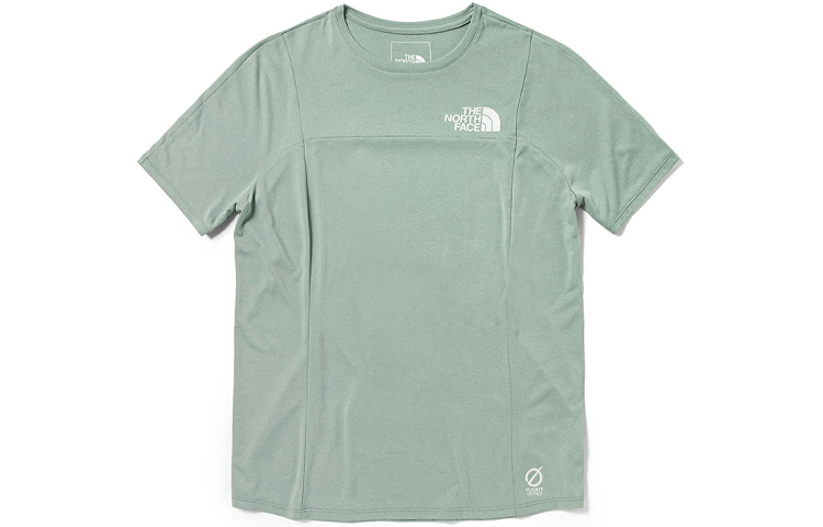 Женская футболка The North Face (зеленая)