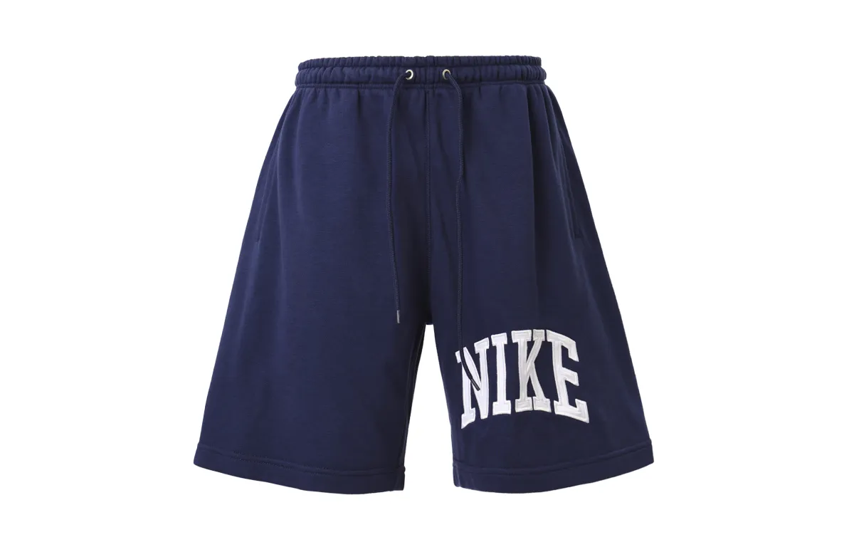 Nike Sportswear Casual Shorts Men's Midnight Marine Blue/White