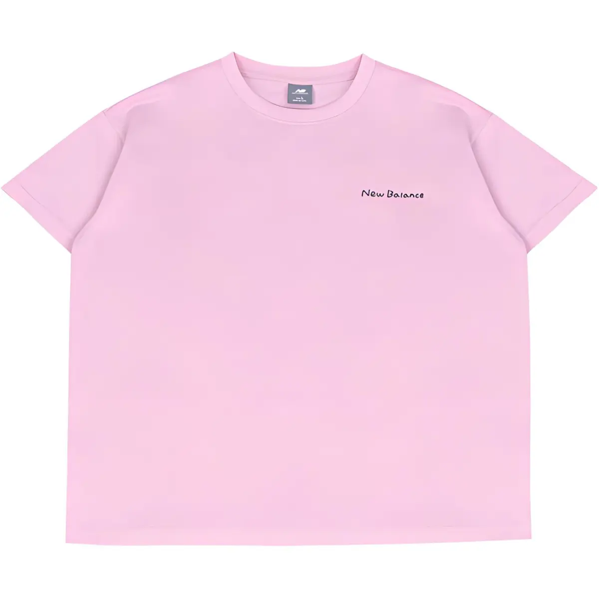 New Balance Centric Lifestyle Athleisure Drop Shoulder Sleeve T Shirt Women's Pink