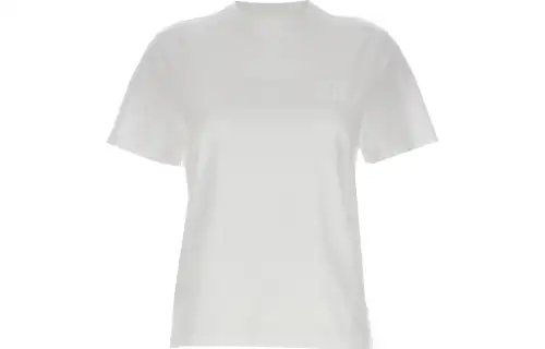 MIU MIU Solid Color T Shirt Women's White