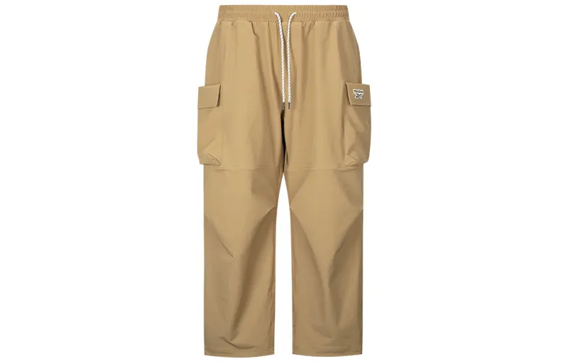 Reebok Casual Pants Unisex Yellow Khaki