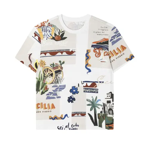 FILA T Shirt Men's All Over Print