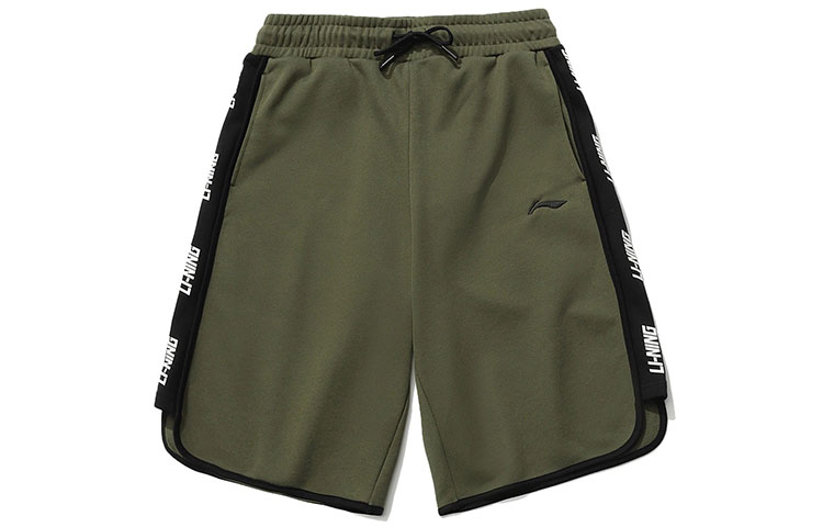 Li Ning Sports Fashion Collection Sports Shorts Men’s Olive Green Moderate