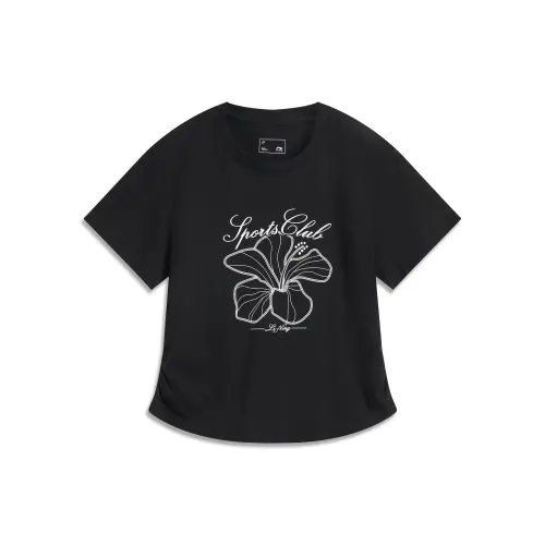 Li Ning Sports Life Collection T Shirt Women's Black
